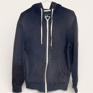 g:21 Faded Blue & White Zip-Up Hoodie - Size S/P